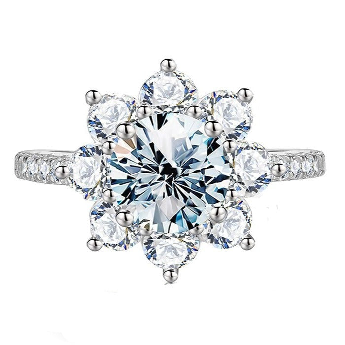 LaVALINI™ Moissanite Scarlett Ring in 925 Sterling Silver