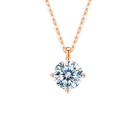 Looks just like a Diamonds! LaValini Moissanite pendant in sterling silver.